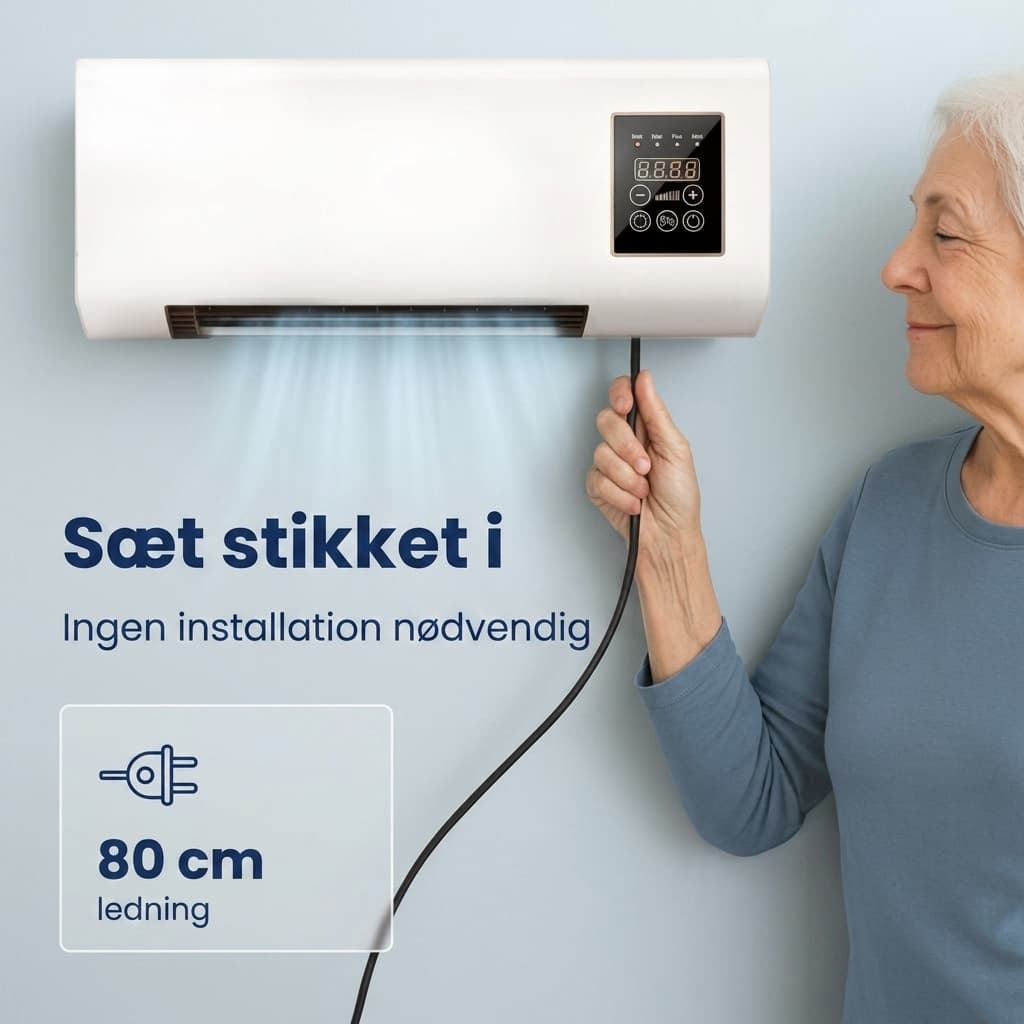 NordChill sættes op uden værktøj