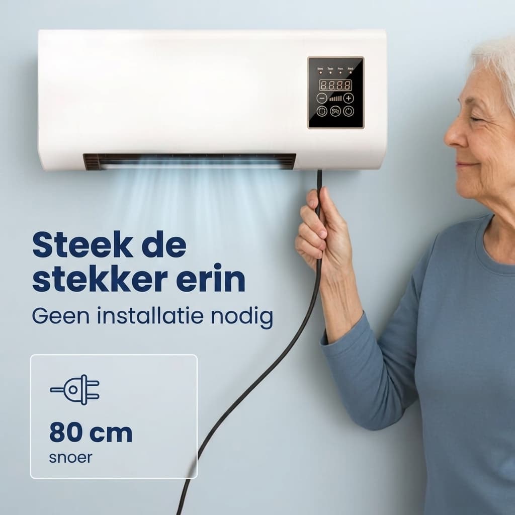 NordChill wordt zonder gereedschap geplaatst